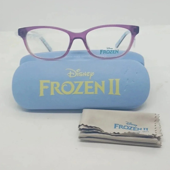 NWT KIDS FROZEN II DISNEY EYEGLASS FRAMES PURPLE FZE2 - Picture 1 of 5